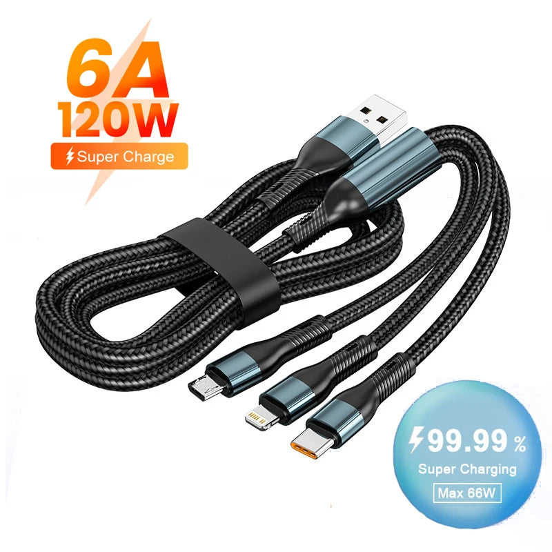 3 in 1 Fast Charging Cable